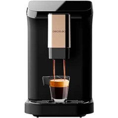 Cecotec Superautomatische Kaffeemaschine Cremmaet Macchia Black Rose. 1350 W, Thermoblock, 19 Bar Pumpendruck, Plug&Play-System, Kaffeevorratsbehälter mit integrierter Mühle, Automatische Reinigung