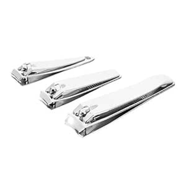 ‎Primes Diy Elegant Touch Heavy Duty Stainless Steel Nail Clippers for Large Toenails, Pack of 3