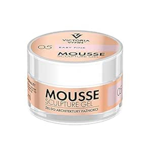 Victoria Vynn Mousse Sculpture želeja 50 ml kristāla stikls (Baby Pink 05)