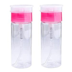 Cretty-Meet 2 x Nail Polish Remover Pump Dispenser 100ml