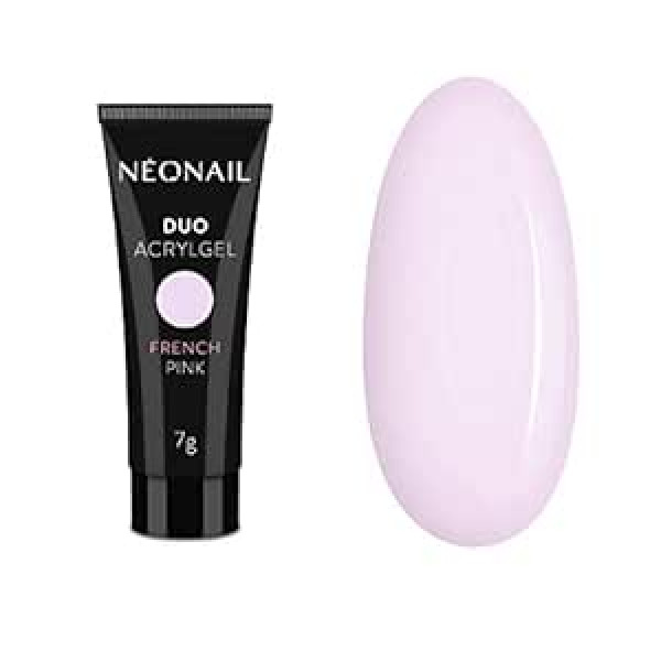 Neonail Professional Duo akrila gēls 7g nagu pieaudzēšanas mākslīgie nagi nagu modelēšanas želeja veidojoša želeja (FRANČU ROZĀ)