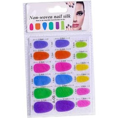 Frcolor 1 komplekts Pegatinas Para Uñas Nagu uzlīmes Uzlīmes nagu folijām Magic Nail Extension Nagu pieaudzēšanas komplekts Nagu pieaudzēšanas šķiedras zīda nagu lakas šķiedru plātnes