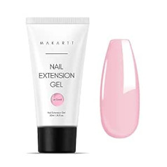 Makartt Poly Nail Gel, 50 ml, Builder Gel, Nagu pagarināšanas želeja, tehniķiem, Iesācēji, DIY salons, Art Nails