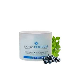 Kaeso Peppermint and Blueberry Twist foot mask, 450 ml