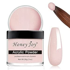 Honey Joy 28g/Box Acrylic Powder Professional White Clear Black Nude Acrylic Nail Franču manikīra pulveris nagu pieaudzēšanai Akrila nagu sistēma, HJ-NAP016 (HJ-NAP017-Nr.21)