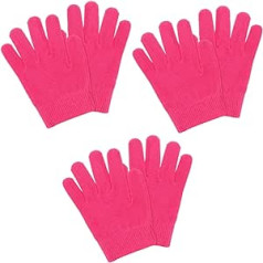 Ipetboom 3 Pairs Night Moisturising Gloves Lotion Mittens Moisturising Cream Gloves Care Products Night Spa Gloves Exfoliating Soft Gloves