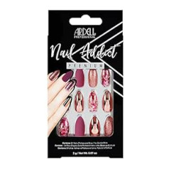 Ardell Nail Addict Пресс-маникюр с хромированной розовой фольгой