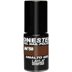 Layla Cosmetics One Step Gel Nagellack, viens ķieģelis, divi ķieģeļi, 1 iepakojums (1 x 5 ml)