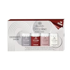 Alessandro Striplac Peel or Soak - EVERYBODY'S DARLING Set - Colour Set - Vegan - LED Nail Polish - For Perfect Nails in 15 Minutes - 4 x 5 ml