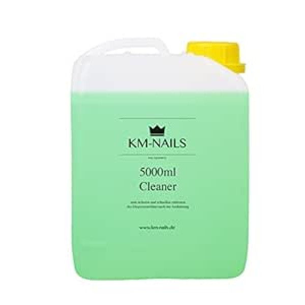 Km-Nails Cleaner Green 5000 ml in Canister for Filling Bottles, Dispensers etc.