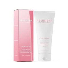 Feminera Hand Cream - Fast Absorbing Hand Cream - with Jojoba Oil - Intensive Moisturiser, Anti-Ageing, Skin Repair - For Very Dry, Cracked Hands - Paraben-Free 100 ml