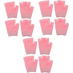 Beaupretty 6 Pairs Gel Gloves Care Cimdi Mitrinoši kokvilnas cimdi Sausas rokas Cimdi Saplaisājuši Cimdi Losjons Cimdi Kosmētika Miss Diving Ādas kopšana