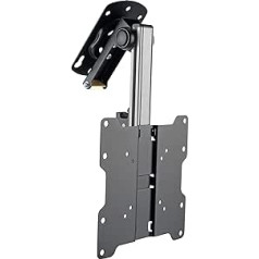 SCHWAIGER LWHD3720 513 TV Ceiling Mount for Displays 17 - 37 Inch Roof Sloping Wall Ceiling Foldable Rotatable Max. 20 kg