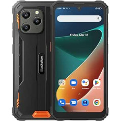 Blackview āra mobilais tālrunis bez līguma BV5300 Pro, ArcSoft® 13MP + 8MP, 7GB + 64GB (1TB paplašinājums), 3 karšu sloti, Android 12 Dual SIM IP68 ūdensizturīgs viedtālrunis, 6,1 collas HD+, 6580 mAh