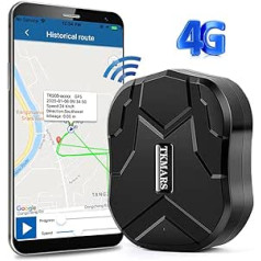 GPS izsekotājs automašīnām 4G 10000 mAh 160 dienas gaidīšanas režīmā spēcīgs magnēts ūdensizturīgs reāllaika izsekošanas bezmaksas lietotne / platforma bez abonementa izsekotājs un pret pazaudēšanas GPS vietrādis automašīnu motociklu