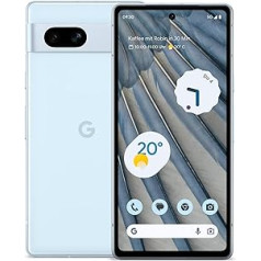 Google Pixel 7a un lādētājs — Android viedtālrunis ar iespējotu 5G bez SIM bloķēšanas ar platleņķa objektīvu un iespaidīgu akumulatora darbības laiku — jūra