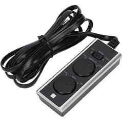 Car Audio Controller, Subwoofer Handle, Cable Controller, ABS Housing, Car Audio Cable Controller Handle with Power Indicator