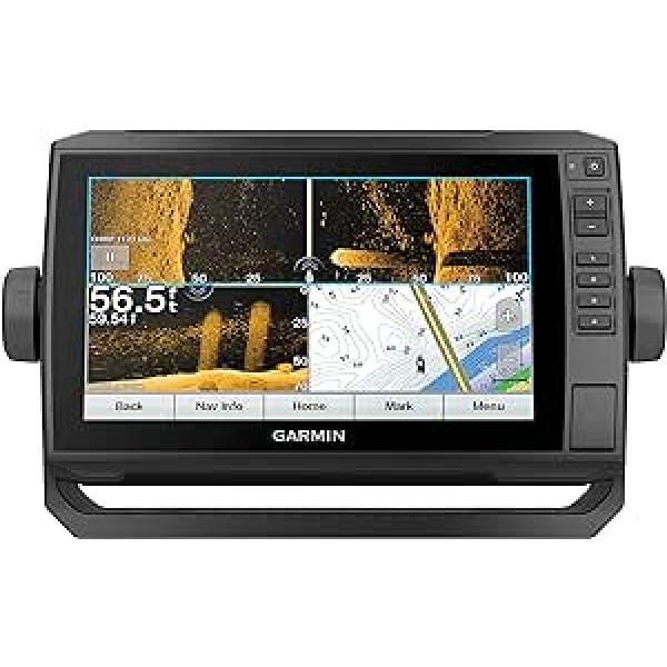 Garmin Echomap UHD 93sv 9 collu skārienekrāna karšu ploteris ar taustiņu palīdzību ar US LakeVü g3 un GT54UHD-TM pārveidotāju