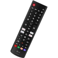 Original AKB76037605 TV Remote Control Compatible with LG 32LM6370PLA 32LM637BPLA 43UP75006LF 50UP75006LF 55UP75006LF 65UP75006LF 70UP76706LB 75UP75006LC Smart 4 K UHD HD R LED