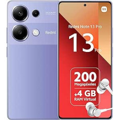 Xiaomi Redmi Note 13 Pro 4G 2.2GHz 8GB + 256GB mobilais tālrunis bez līguma, violets