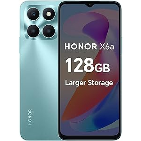 Honor X6a 128GB/4GB Dual SIM Cyan Lake