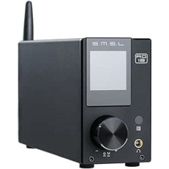 SMSL AD18 HiFi Audio Stereo Verstärker mit Bluetooth 4.2 Unterstützt Apt-X, USB DSP Full Digital Verstärker 2.1 für Lautsprecher,Small 80Wx2 Class D Verstärker mit Subwoofer Ausgang