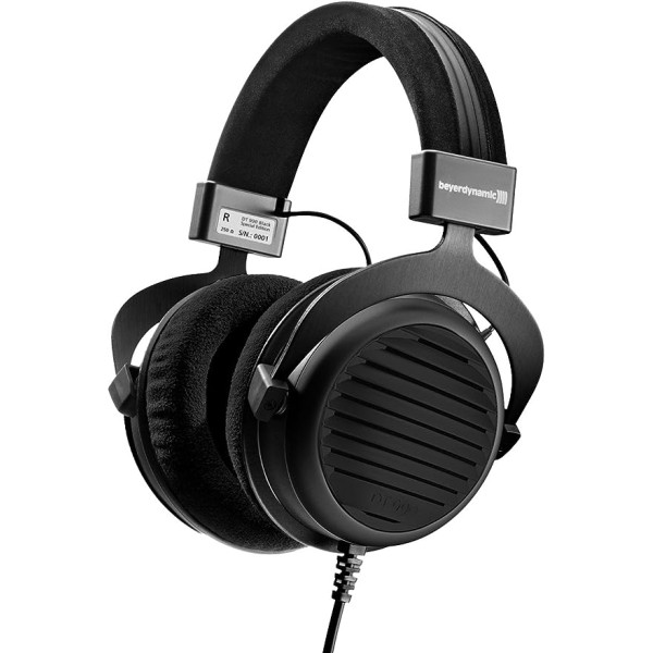 beyerdynamic DT 990 Black Special Edition 250 Ohm Over-Ear stereoaustiņas atvērta dizaina vadu augstākās klases stereo sistēma