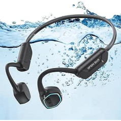 BEARTAIN Bone Sound Headphones, Swimming Headphones, Open Sports Headphones, Wireless Waterproof Bluetooth 5.3, MP3 Player with 32G Memory for Swimming, Running and Cycling