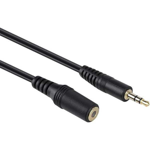 Eboxer audio pagarinātājs, 3,5 mm stereo ligzdas pagarinātājs, 3,5 mm papildu pagarinātājs, saderīgs ar austiņām, mobilo tālruni, skaļruņiem utt. (30 m)