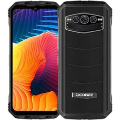 DOOGEE 5G āra viedtālrunis bez līguma V30, eSIM, izmērs 900 Octa Core 8GB + 256GB, 6,58 collas 120Hz FHD+, 108MP trīskāršā AI kamera (20MP Night Vision), 10800mAh akumulators, IP6 Mobile12, Android