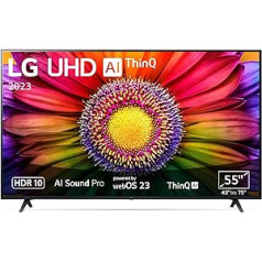 LG 55UR80006LJ 140 cm (55 collu) UHD TV (Active HDR, 60 Hz, Smart TV) [Modeļa gads 2023]