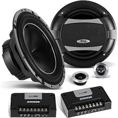 BOSS AUDIO PC65.2 Phantom Serie 6.5 Zoll 16,5 cm 500 vatu 2 Wege Lautsprecherpaar