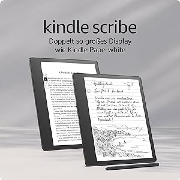 Kindle Scribe | Pirmā Kindle lasīšanai un rakstīšanai. Ietver 10,2 collu, 300 ppi Paperwhite displeju un Premium Pen | 64 GB