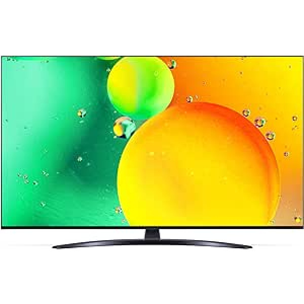 LG 65NANO769QA TV 164 cm (65 collu) 4K NanoCell TV (Active HDR, 60 Hz, Smart TV) (2022. gada modeļa gads)