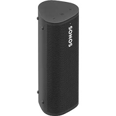 Sonos Roam SL (melns). Kompakts izmērs un augstas kvalitātes skaņa mājām un ceļojumiem ar šo vieglo, pārnēsājamo skaļruni