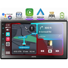 Atoto SA102 digitālo multivides uztvērējs - CarPlay un Android Car