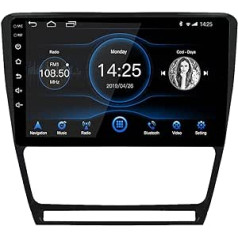 EZoneTronics Android 10 priekš Skoda Octavia 2009-2013 automašīnas radio stereo galvas bloks 10 collu skārienekrāns GPS navigācija Bluetooth WiFi spoguļa savienojums USB AM FM RDS radio DSP atskaņotājs 2G RAM + 32G ROM