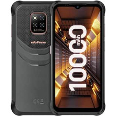 Ulefone Power Armor 14 PRO āra viedtālrunis bez līguma Android 12,10000 mAh akumulatora, Helio G85 6GB 128GB, 6,52 collu 20MP + 16MP kamera (zemūdens fotogrāfija), IP68 robusts mobilais tālrunis, NFC