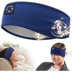 Miega austiņas Bluetooth sporta galvas saite Bezvadu mūzikas galvas stīpa Brīvroku miega austiņas treniņam Ceļojumi Bezmiegs AMSR Meditācija Joga un relaksācija