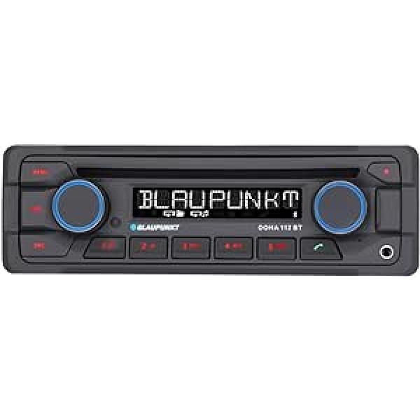 Blaupunkt 1-DIN, Bluetooth-Freisprecheinrichtung, 12 V, Lieljaudas dizains DOHA112BT