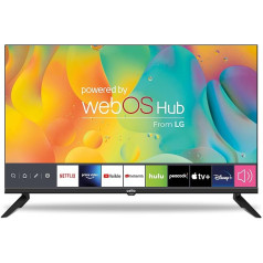 CELLO 32 collu viedtelevizors LG WebOS HD Ready televizors ar trīskāršu uztvērēju S2 T2 FreeSat Bluetooth Disney+ Netflix Apple TV+ Prime Video