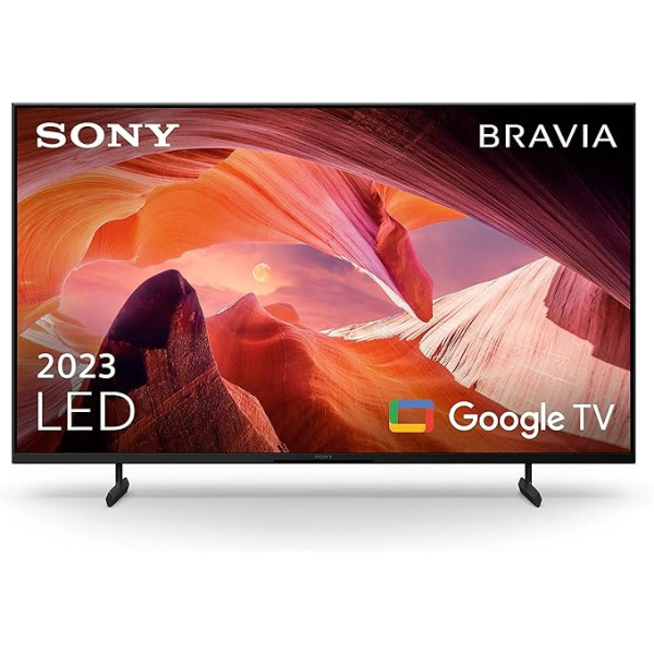 Sony BRAVIA KD-55X80L LED 4K HDR Google TV ECO Pack BRAVIA CORE skalojamās virsmas dizains