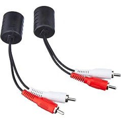 InLine 89001 audio, izmantojot RJ45 pasīvo 2x RCA Male / RJ45 ligzdu, ne vairāk kā 50 m 2 pac.