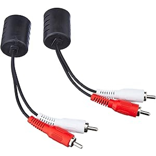 InLine 89001 audio, izmantojot RJ45 pasīvo 2x RCA Male / RJ45 ligzdu, ne vairāk kā 50 m 2 pac.