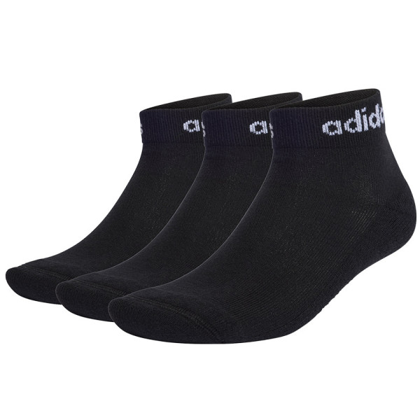 Adidas Think Linear Ankle 3PP zeķes IC1305 / melnas / 37-39