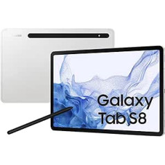 Samsung Galaxy Tab S8 SM-X706 5G LTE 128 GB 27.9 cm (11) Qualcomm Snapdragon 8 GB Wi-Fi 6 (802.11ax) Android 12 Silver