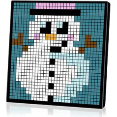 Digitālais foto rāmis, 32x32 programmējams Pixel Art LED displejs, Bluetooth savienojums, spēļu piederumi, neona gaisma telpu dekorēšanai