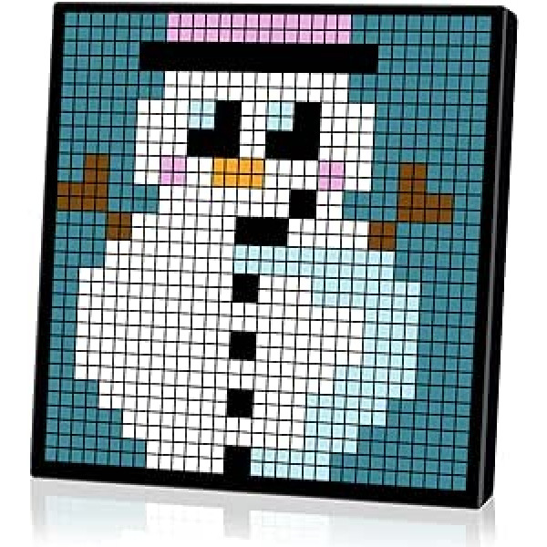 Digitālais foto rāmis, 32x32 programmējams Pixel Art LED displejs, Bluetooth savienojums, spēļu piederumi, neona gaisma telpu dekorēšanai