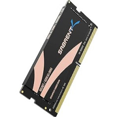 SABRENT SODIMM atmiņa 32GB DDR5 4800MHz atmiņas komplekts klēpjdatoram, Ultrabook un mini personālajam datoram (SB-DR5S-32G)