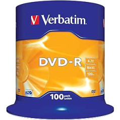 Verbatim DVD-R 16 x 4.7 GB TARRINA 100 Pack 43549 (4)